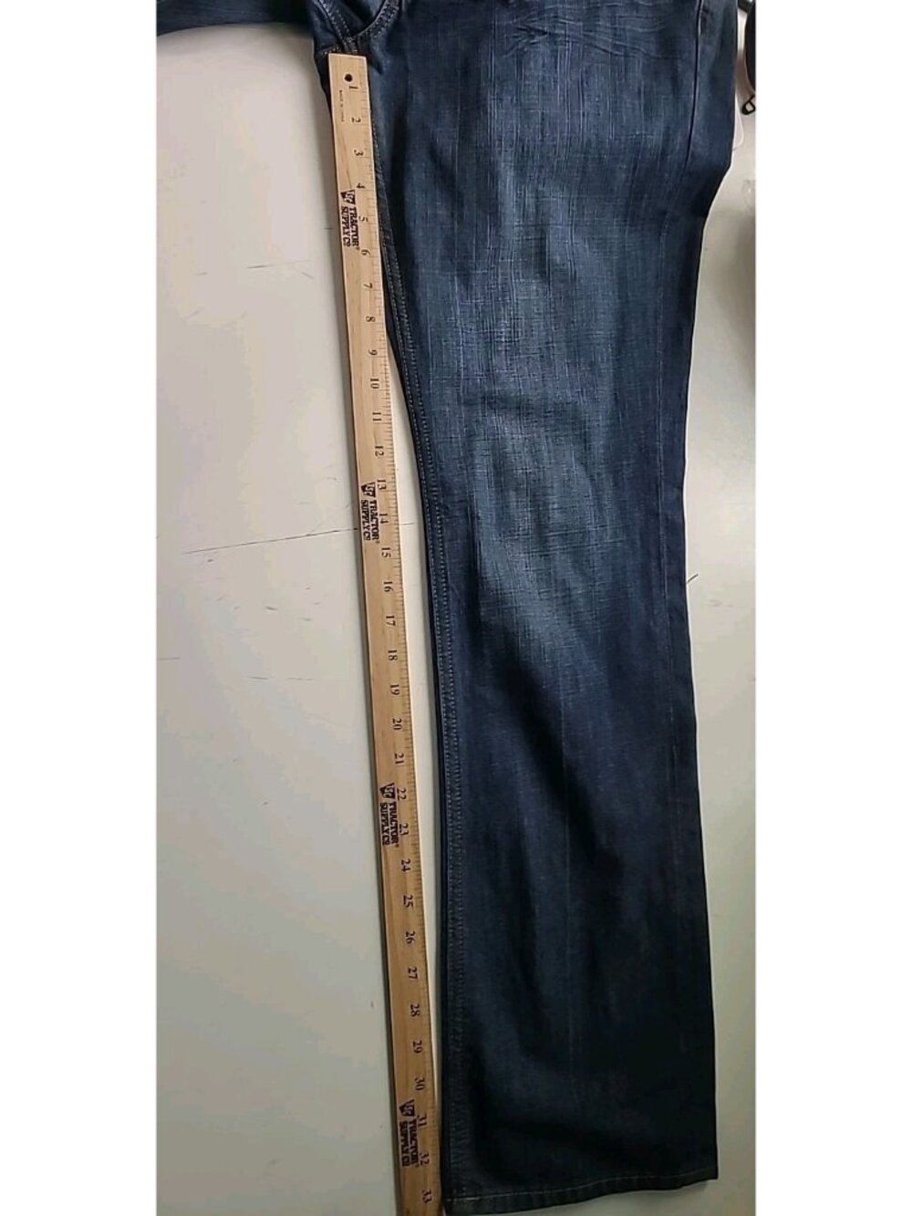 Old Navy Womens OG Loose Jeans 14 Long Blue Dark Wash Low Rise Retro Y2k - Picture 8 of 16
